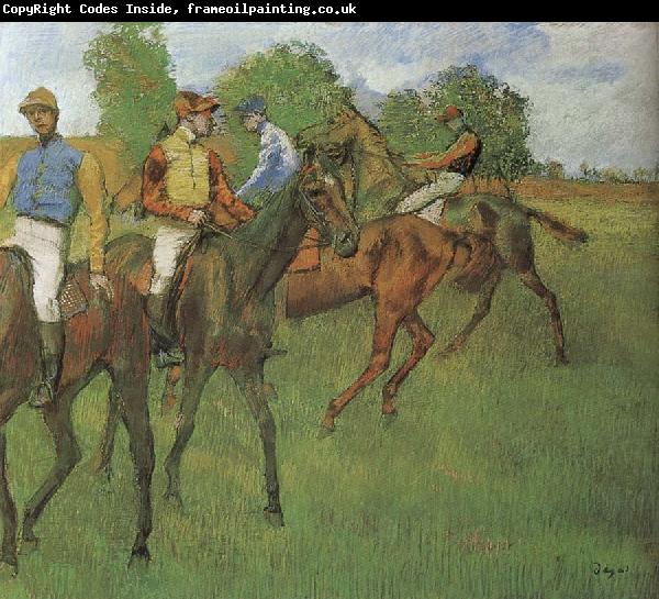 Edgar Degas The horse in the race